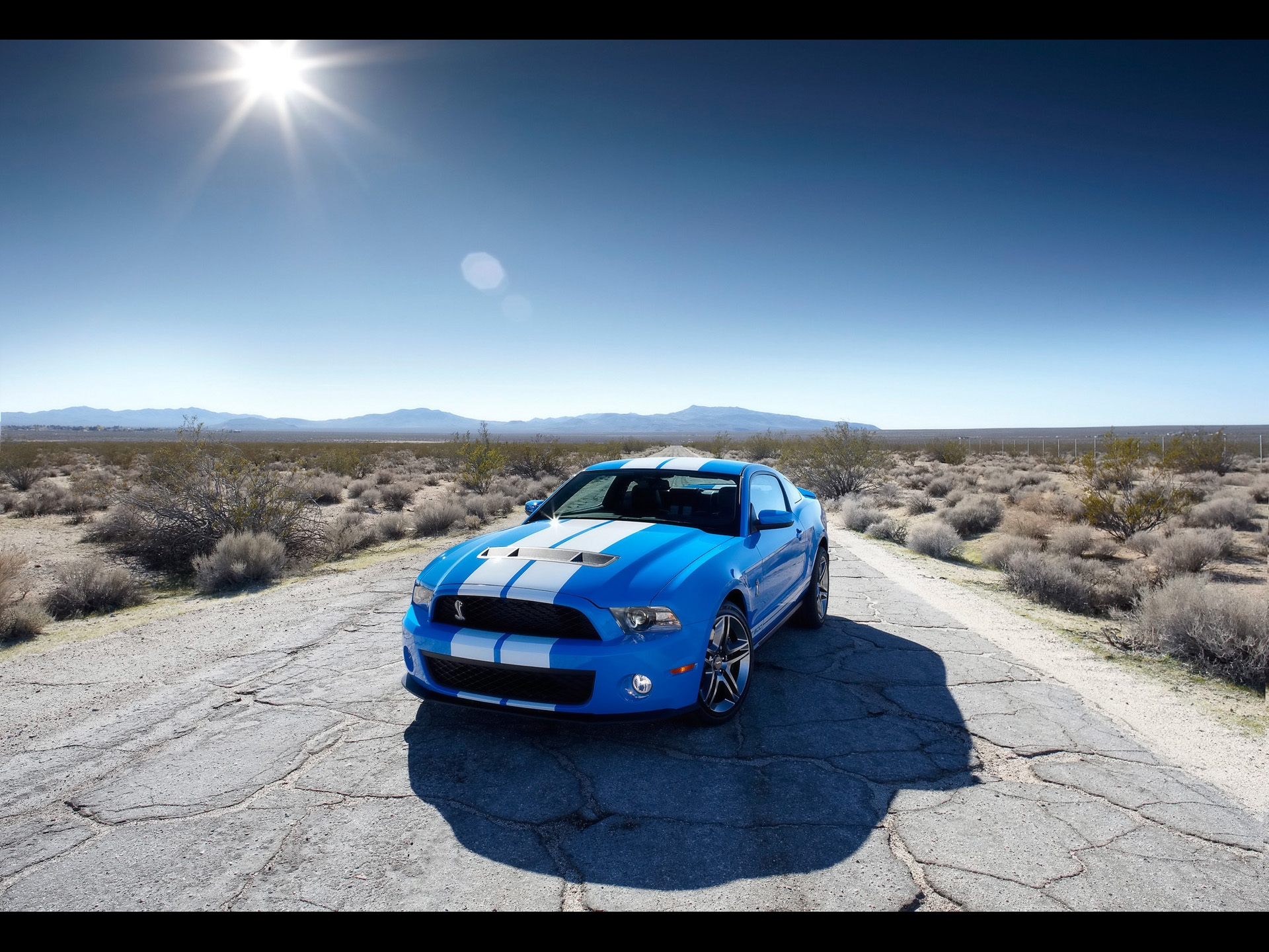 cars, Desert, Roads, Vehicles, Ford, Mustang Wallpaper