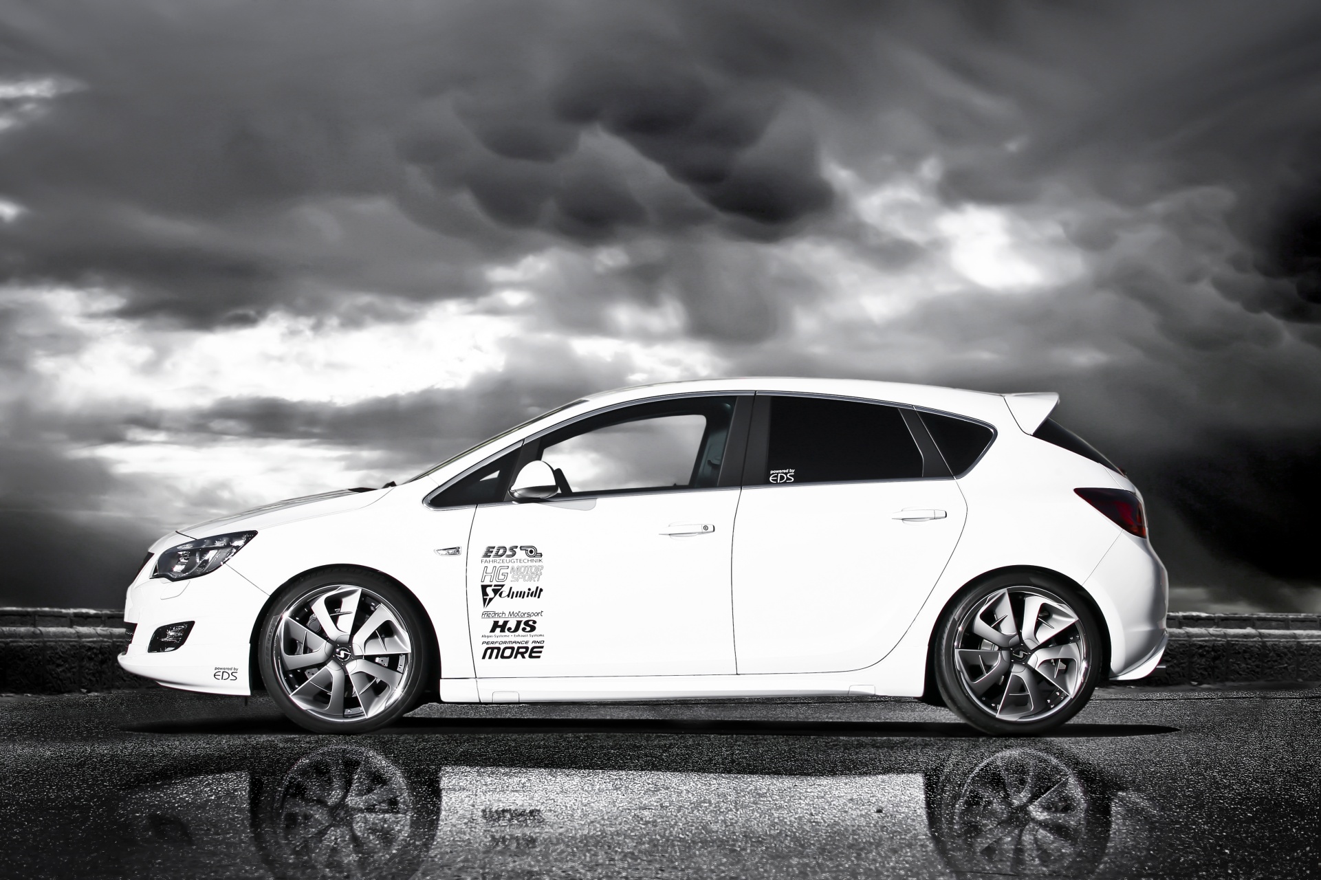 2011, Opel, Astra, Tuning Wallpaper