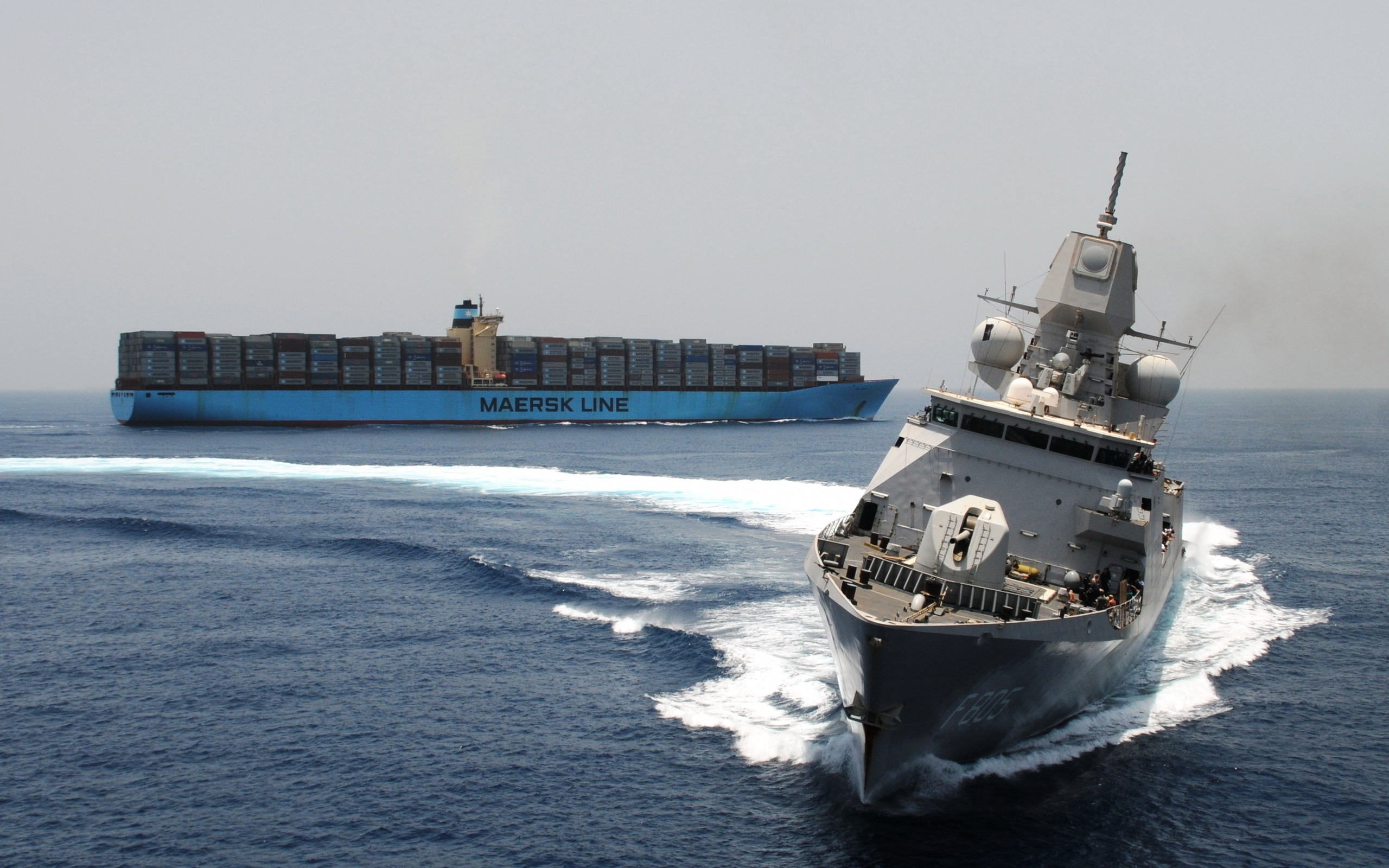 weapon, Sea, Ships, Circulation, Maersk, Bow, Conteinership, List, Fregat, Military Wallpaper
