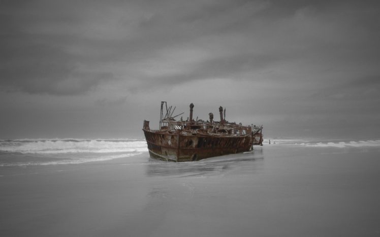 beach, Ships, Shipwrecks, Vehicles HD Wallpaper Desktop Background