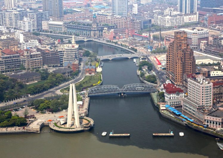china, Bridges, Shanghai, From, Above HD Wallpaper Desktop Background
