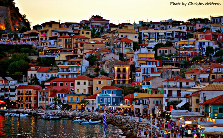greece, Houses, Coast, Cities HD Wallpaper Desktop Background