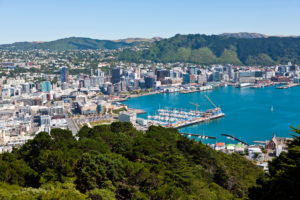 new, Zealand, Coast, Marinas, Wellington, From, Above, Cities