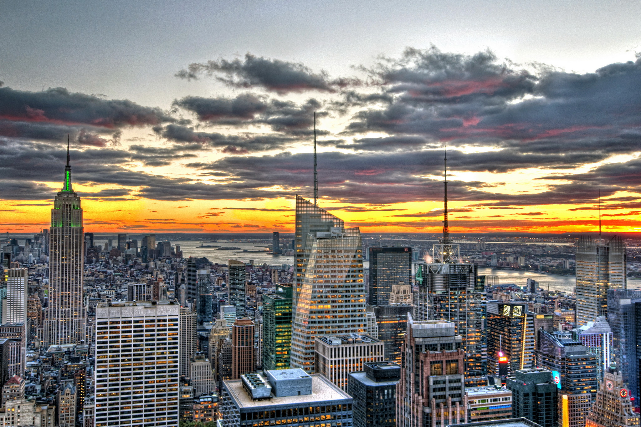 usa, Skyscrapers, Houses, New, York, City, Hdr, Cities Wallpaper