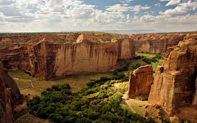 canyon, Cliffs, Arizona, Rock, Formations, De, Chelly HD Wallpaper Desktop Background