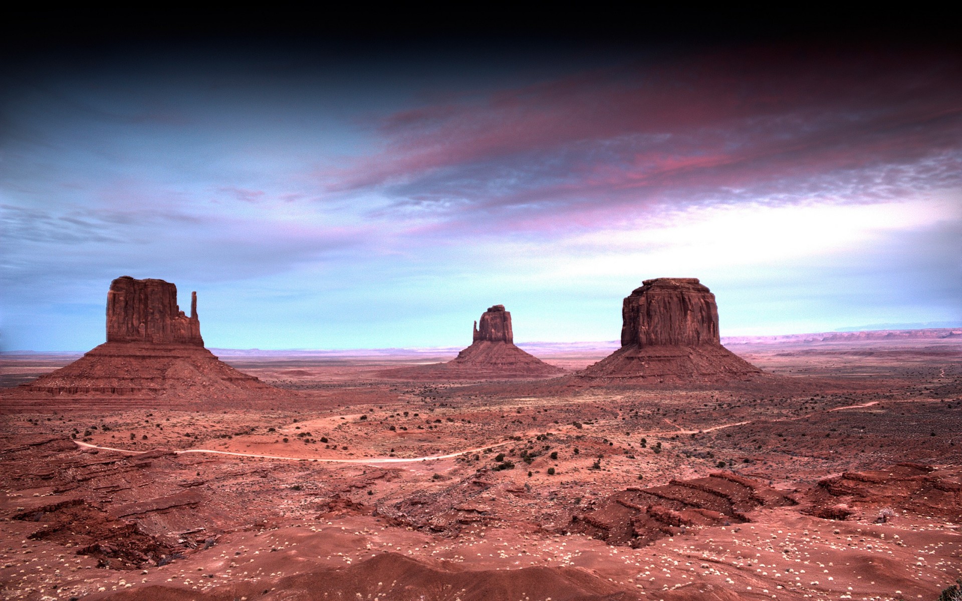 landscapes, Desert, Arizona, Monument, Valley, Rock, Formations Wallpapers ...