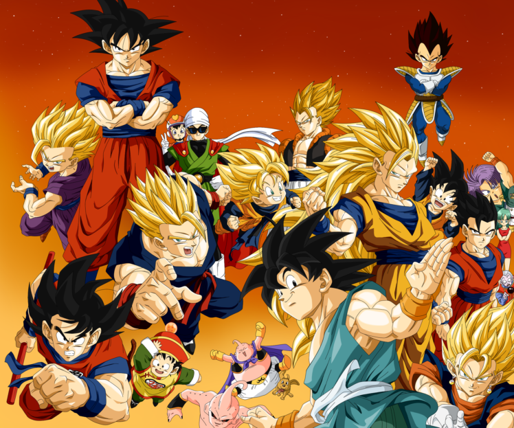 Wallpaper Dragon, Ball, Son Goku, Vegeta, Goku, Son, Z for mobile