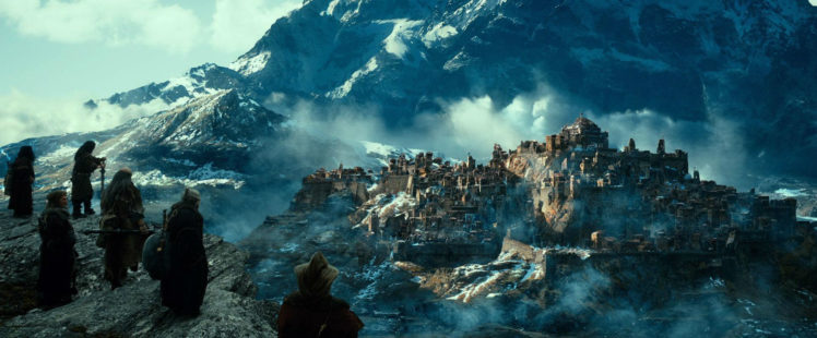 the, Hobbit, Desolation, Of, Smaug, 2013, Fantasy, City, Castle HD Wallpaper Desktop Background