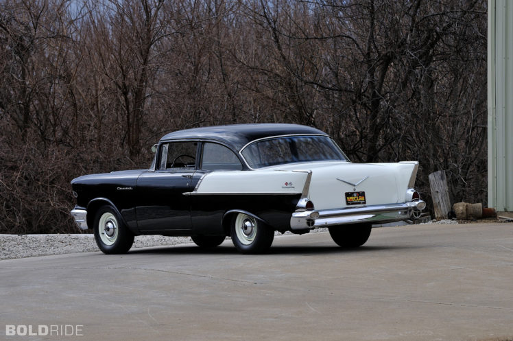 1957, Chevrolet, 150, Retro HD Wallpaper Desktop Background