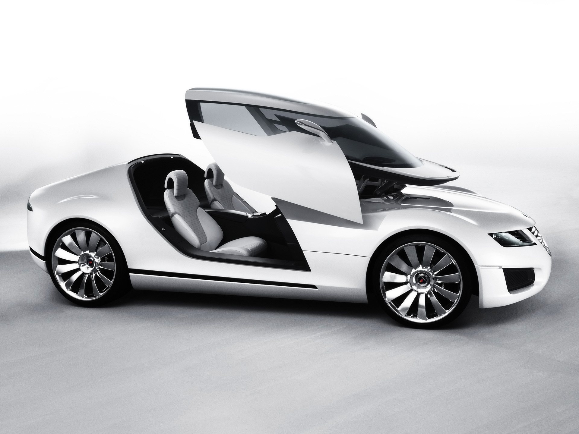 2006, Saab, Aero, X, Concept, Supercar, Supercars, Interior Wallpaper