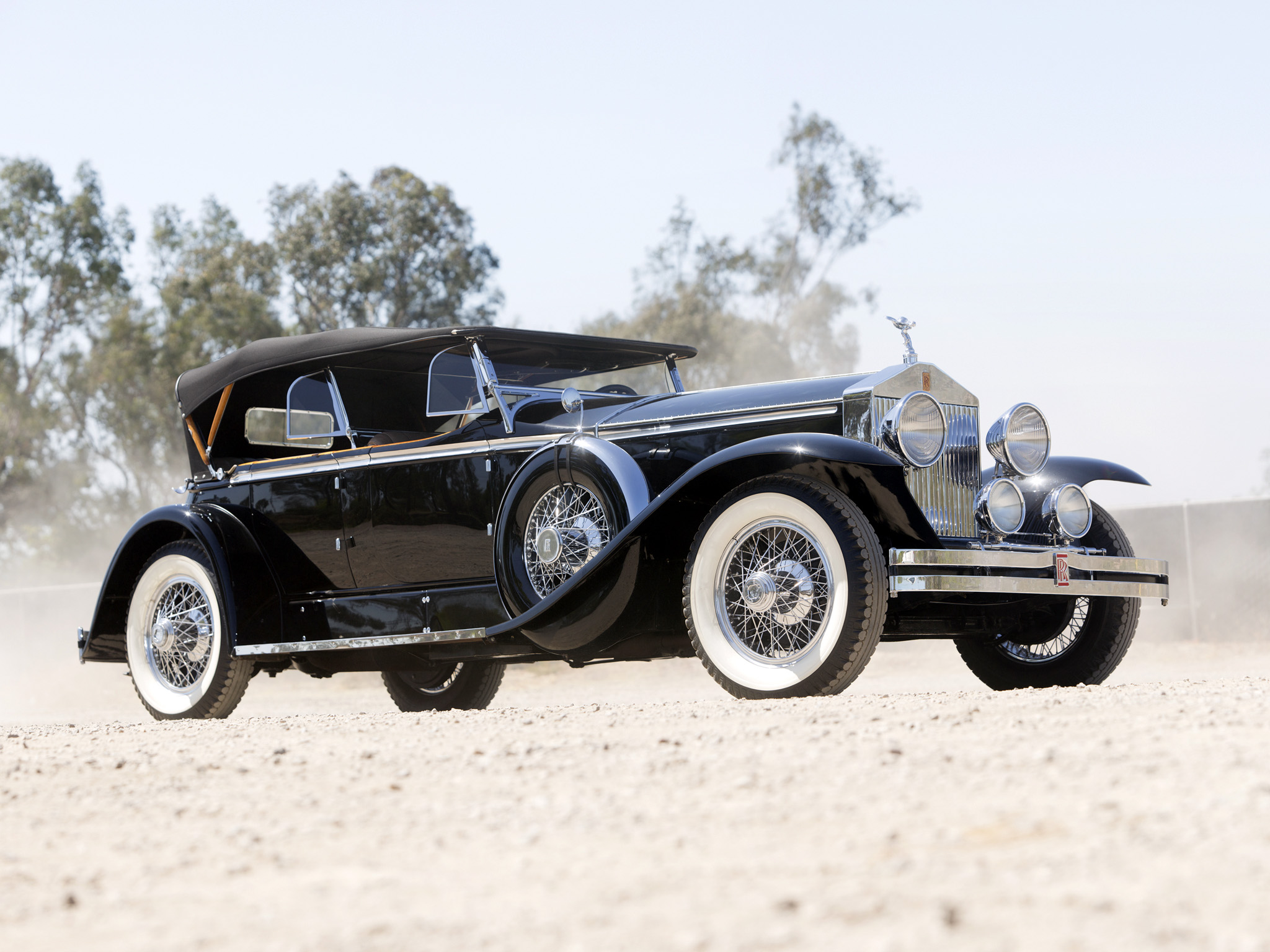 1929, Rolls, Royce, Phantom, I, Ascot, Sport, Phaeton, Luxury, Retro Wallpaper