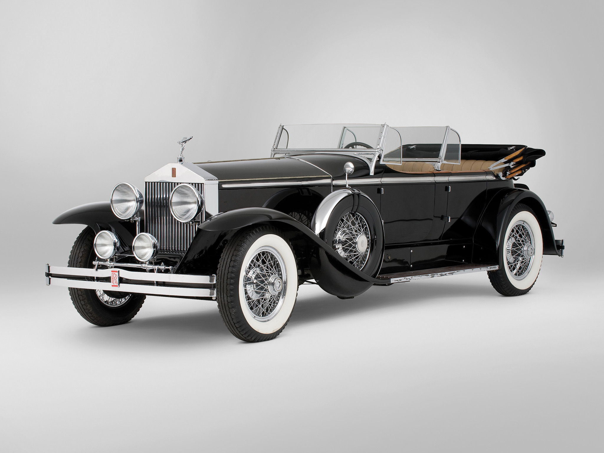 1929, Rolls, Royce, Phantom, I, Ascot, Sport, Phaeton, Luxury, Retro Wallpaper
