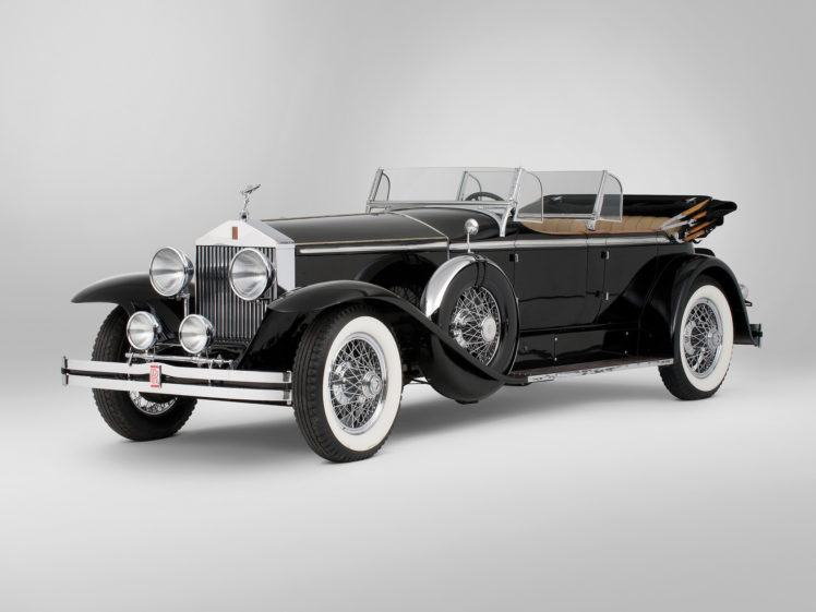 1929, Rolls, Royce, Phantom, I, Ascot, Sport, Phaeton, Luxury, Retro HD Wallpaper Desktop Background