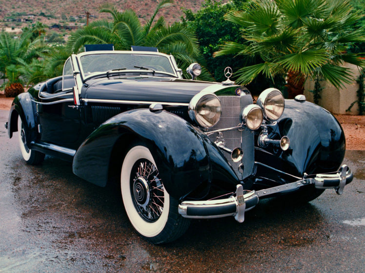 1939, Mercedes, Benz, 540k, Special, Roadster, Retro, Supercar, Supercars HD Wallpaper Desktop Background
