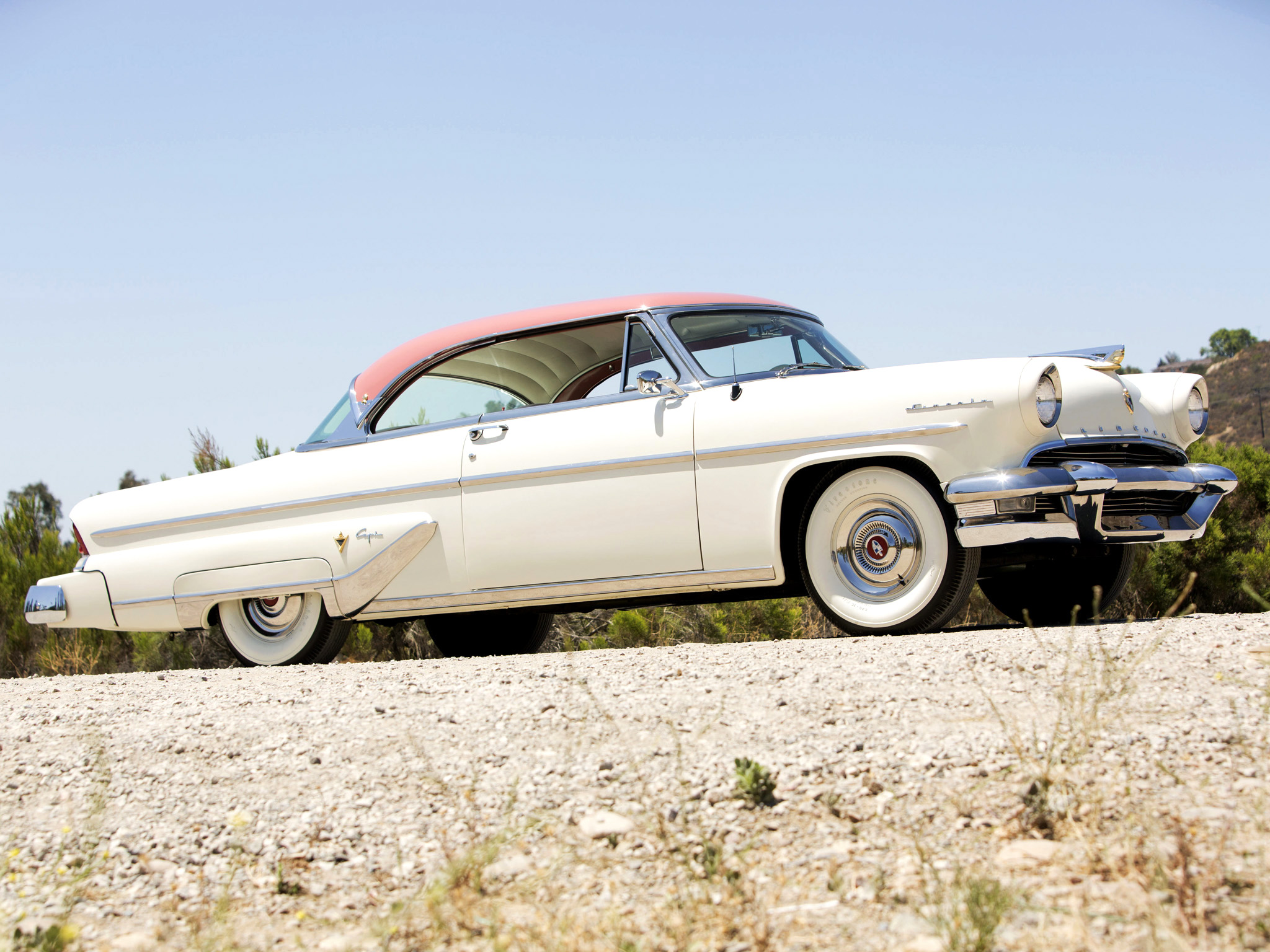 1955, Lincoln, Capri, Special, Custom, Hardtop, Coupe, 60a, Retro, Luxury Wallpaper
