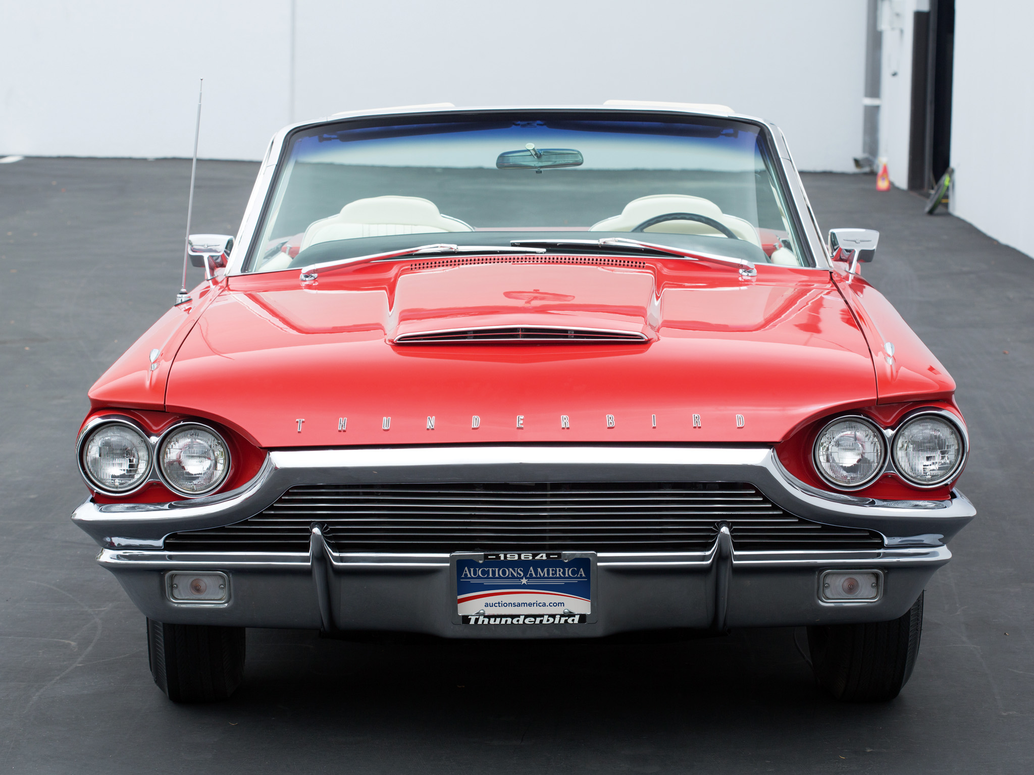1964, Ford, Thunderbird, Convertible, 76a, Classic Wallpaper