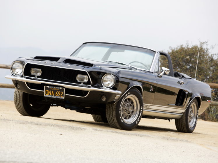 1968, Shelby, Gt500, K r, Convertible, Cougar, Mustang, Ford, Muscle, Supercar, Supercars, Classic HD Wallpaper Desktop Background