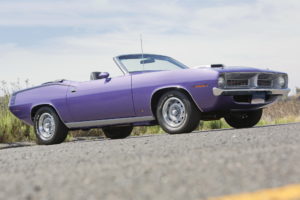 1970, Plymouth, Cuda, 440, Convertible, Bs27, Classic, Muscle, Purple