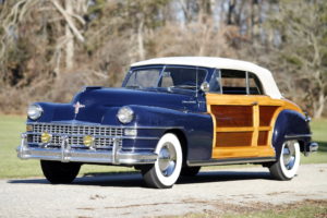 1947, Chrysler, Town, And, Country, Convertible, Retro