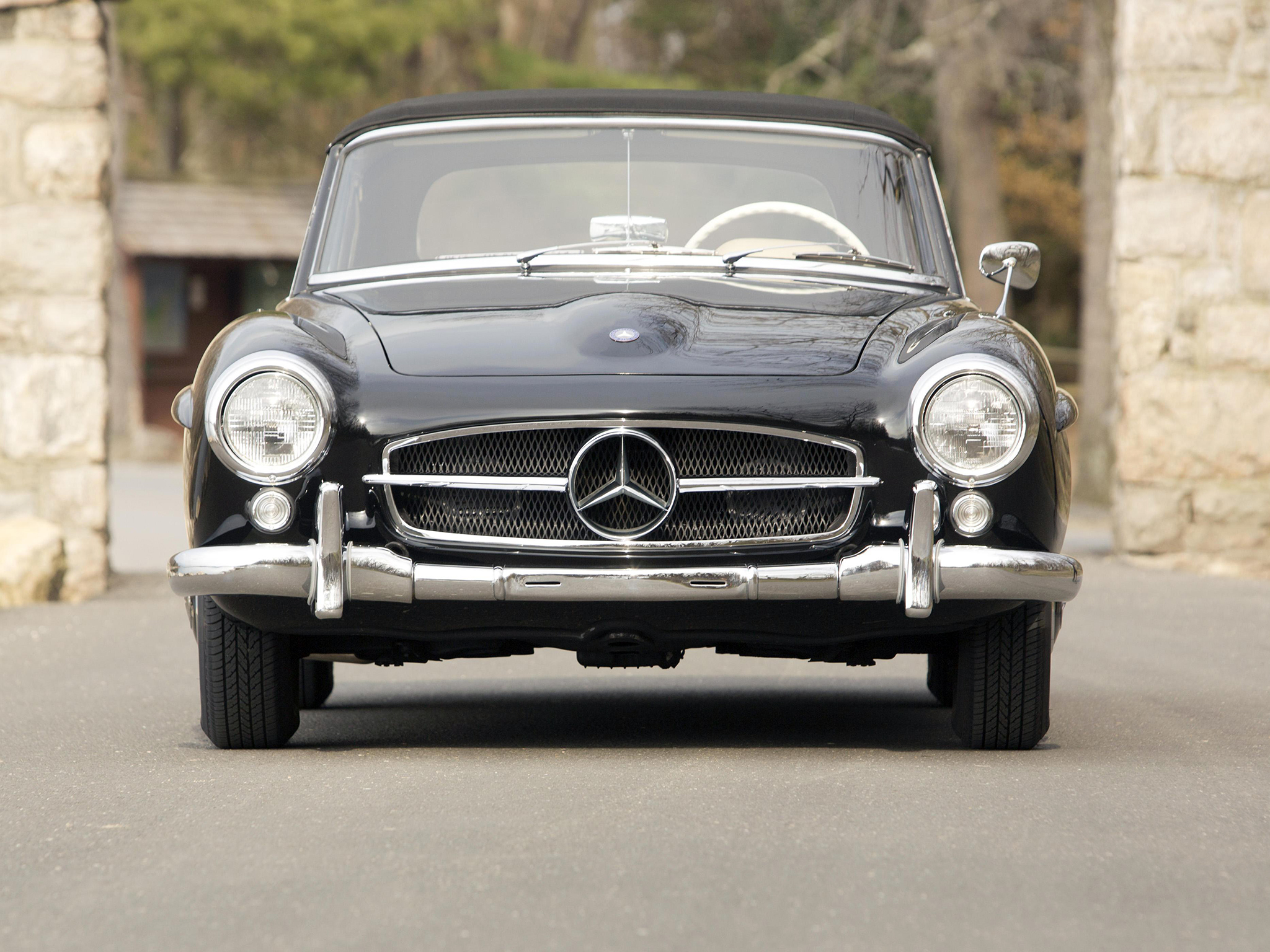 1955, Mercedes, Benz, 190, S l, Us spec, Retro Wallpaper