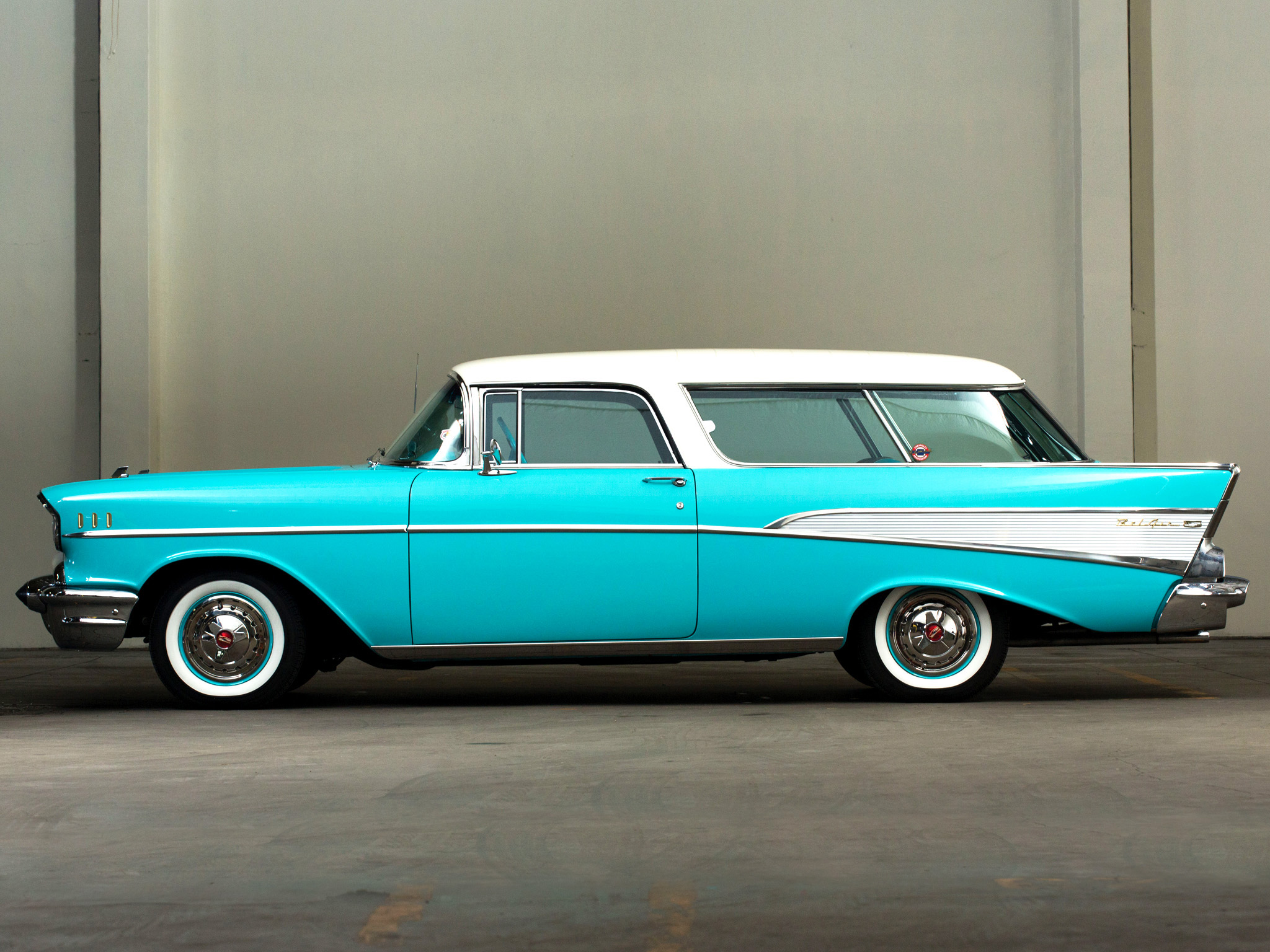 1957, Chevrolet, Bel, Air, Nomad, Retro, Stationwagon, Gg Wallpaper