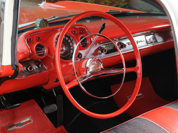 1957, Chevrolet, Bel, Air, Nomad, Retro, Stationwagon, Interior HD Wallpaper Desktop Background