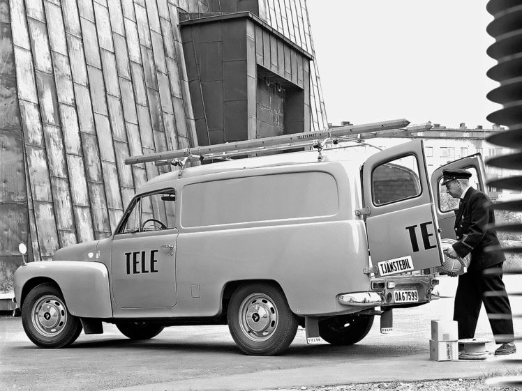 1960, Volvo, P210, Skapbil, Transport, Classic, Truck, Utility HD Wallpaper Desktop Background