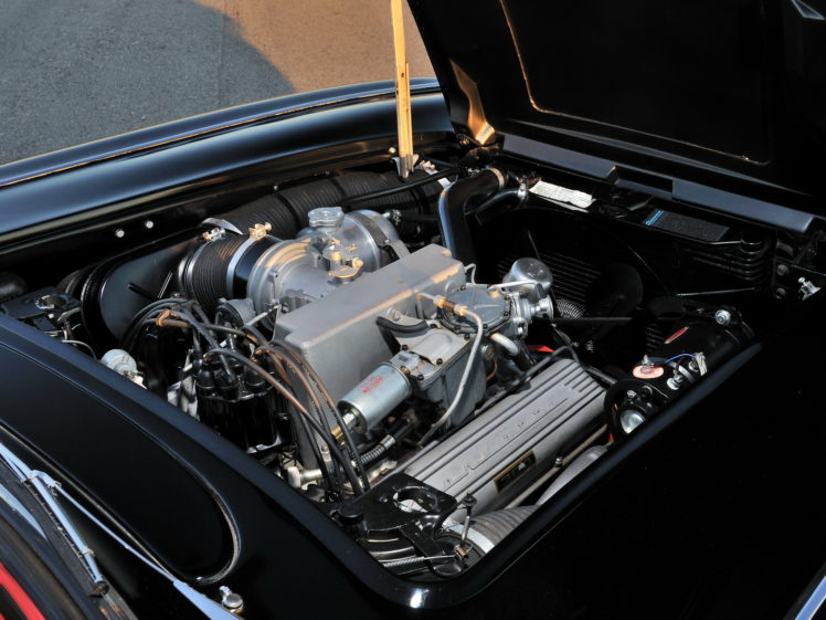 1962, Chevrolet, Corvette, C 1, Fuel, Injection, Supercar, Supercars, Muscle, Classic, Engine, Engines HD Wallpaper Desktop Background