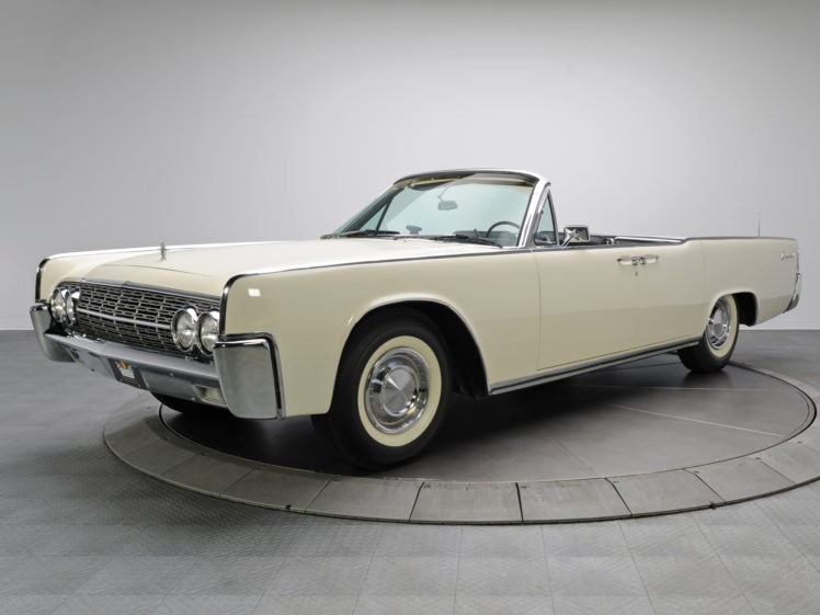 1962, Lincoln, Continental, Convertible, Classic, Luxury HD Wallpaper Desktop Background