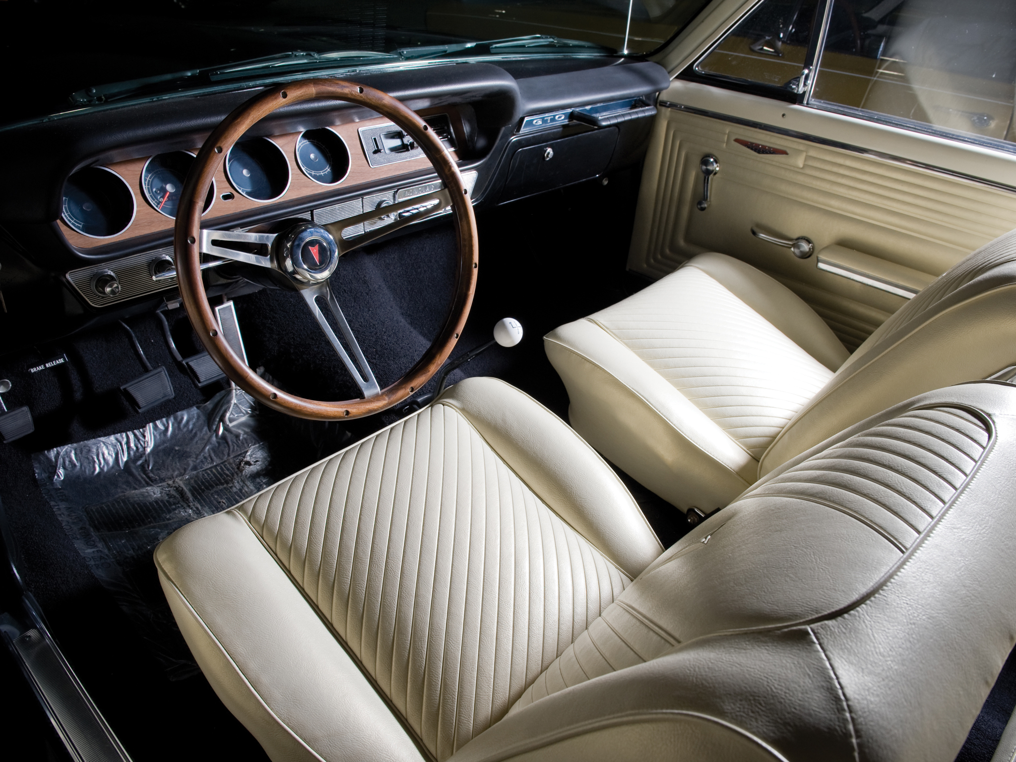 1965, Pontiac, Tempest, Lemans, Gto, Convertible, Muscle, Classic, Interior Wallpaper