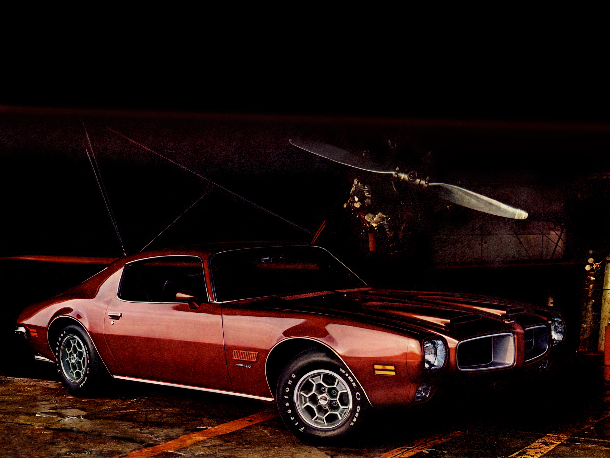 1971, Pontiac, Firebird, Formula, 455, Muscle, Classic Wallpaper