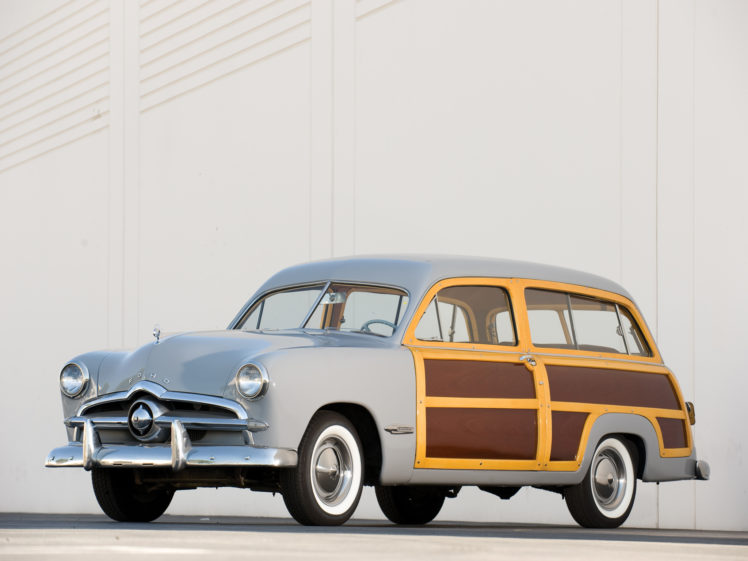 1949, Ford, Custom, Stationwagon, Retro HD Wallpaper Desktop Background