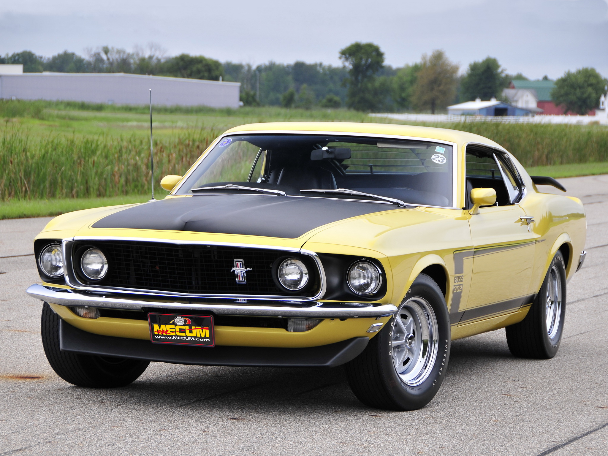 Ford Mustang Boss 429 1969 чёрный