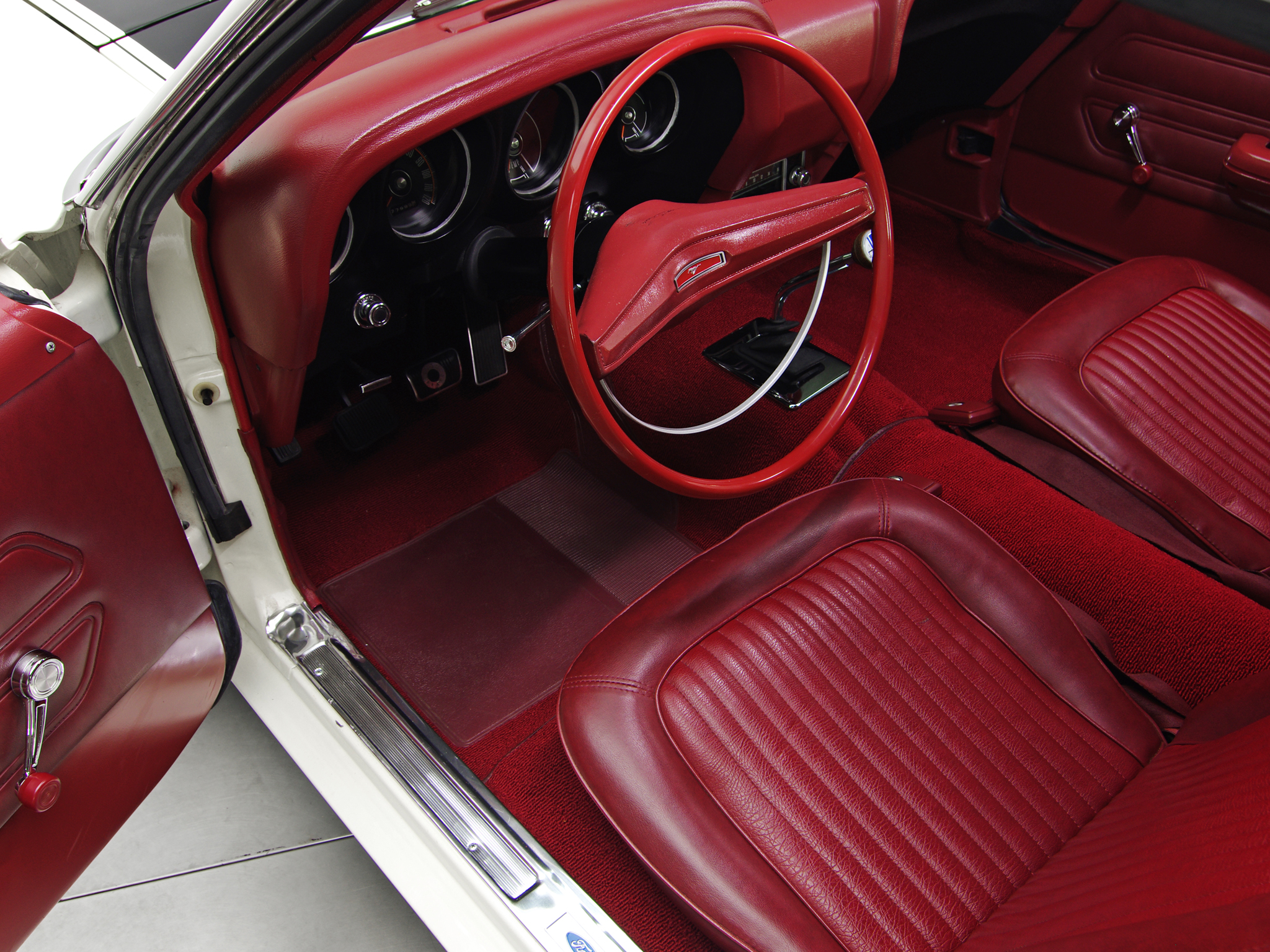 1969, Ford, Mustang, Boss, 3, 02muscle, Classic, Interior Wallpaper