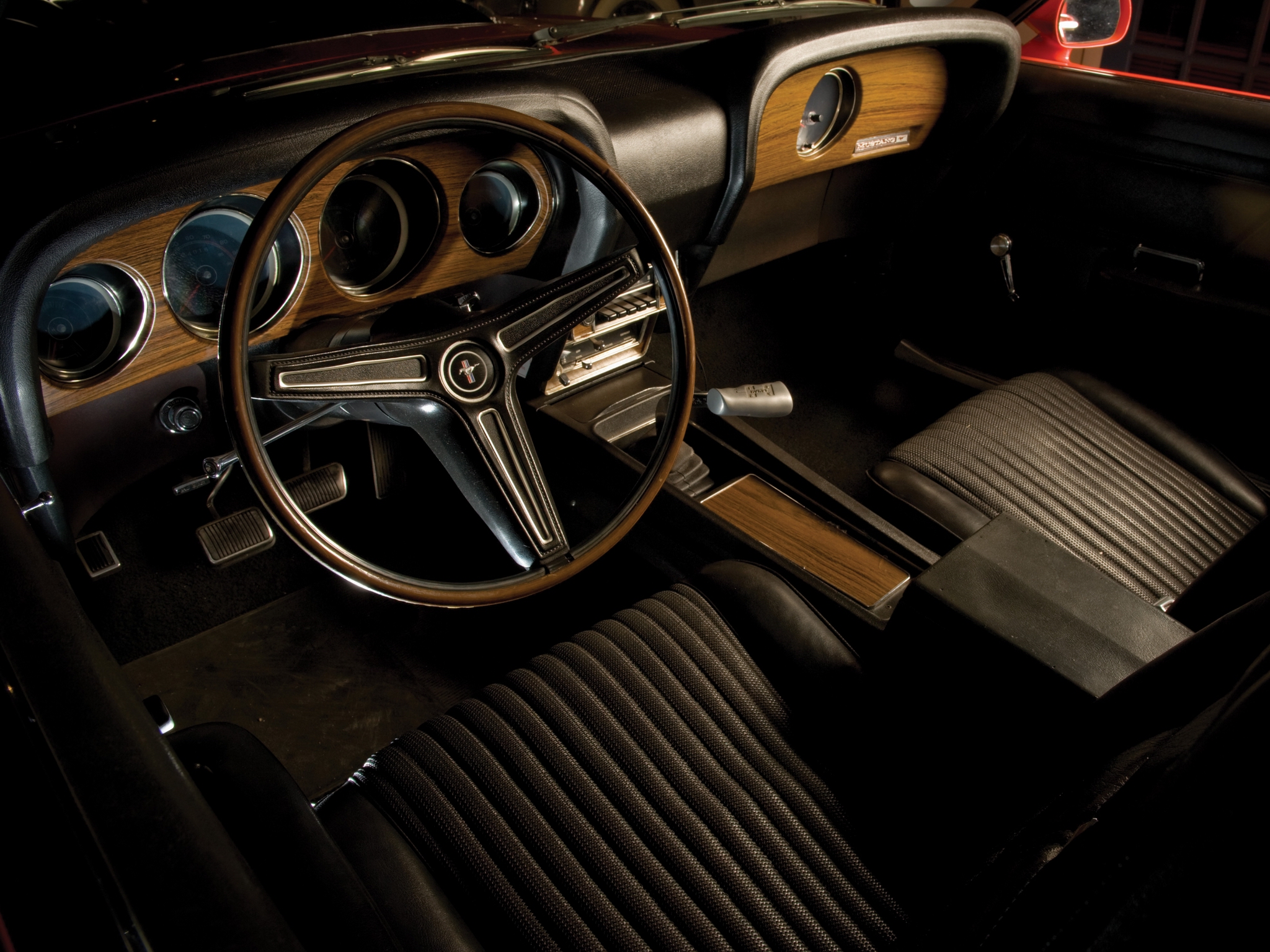 1970, Ford, Mustang, Boss, 429, Muscle, Classic, Interior Wallpaper