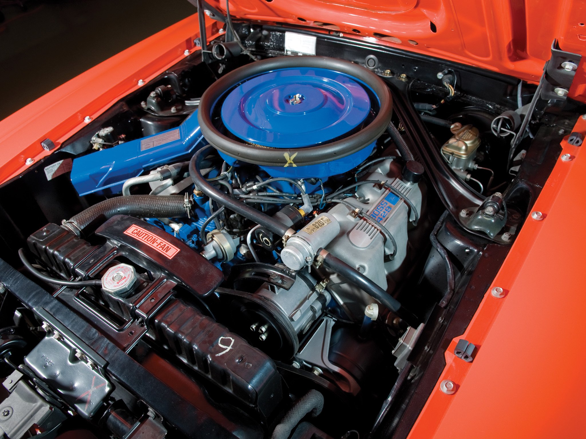1970, Ford, Mustang, Boss, 429, Muscle, Classic, J, Engine, Engines Wallpaper