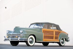 1948, Chrysler, Town, And, Country, Convertible, Retro