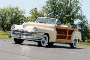 1948, Chrysler, Town, And, Country, Convertible, Retro