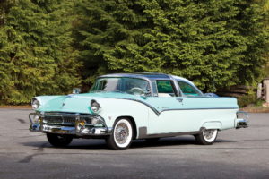 1955, Ford, Fairlane, Crown, Victoria, Skyliner, 64b, Retro