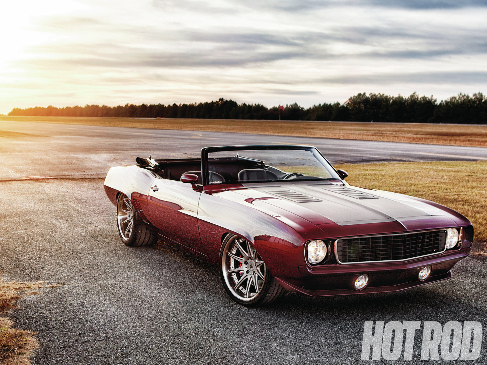 1969, Chevrolet, Camaro, 414ci, Ls3, Muscle, Classic, Hot, Rod, Rods, Convertible Wallpaper