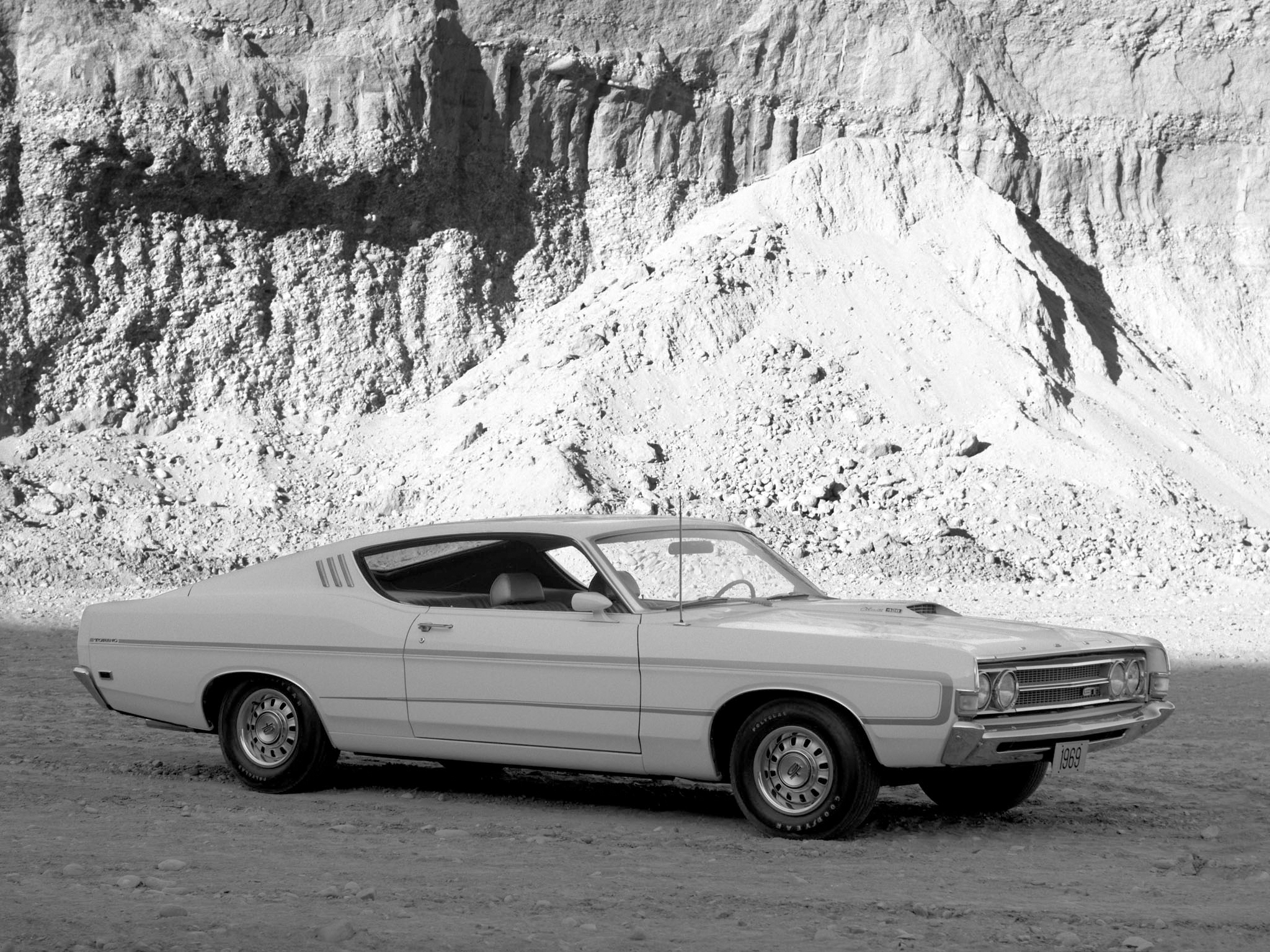 1969, Ford, Fairlane, Torino, Gt, Sportsroof, Muscle, Classic Wallpaper