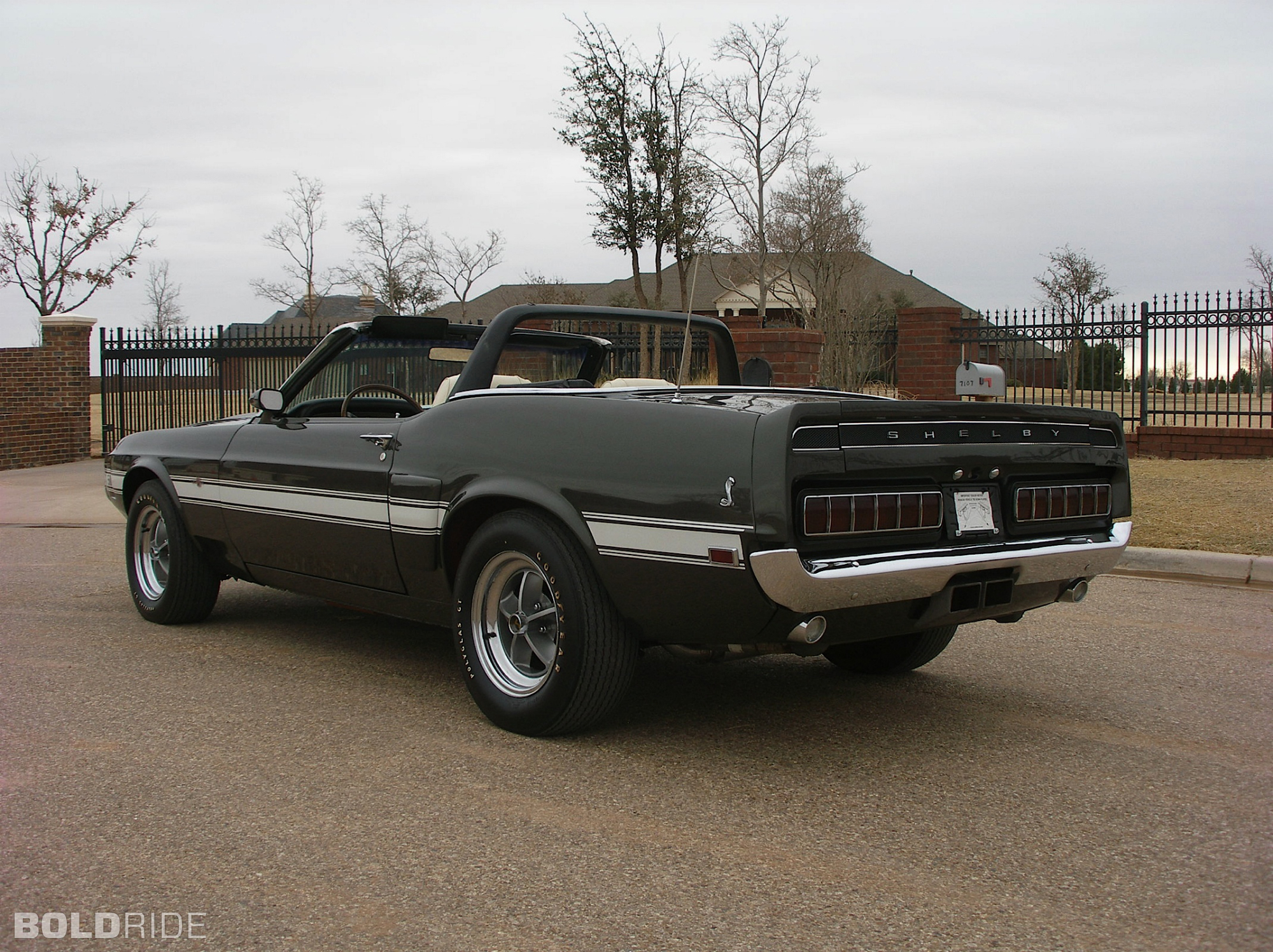1969, Ford, Shelby, Gt500, Convertible, Muscle, Classic Wallpaper
