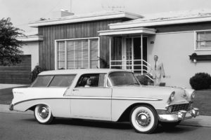 1956, Chevrolet, Bel, Air, Nomad, Retro, Stationwagon, Fe