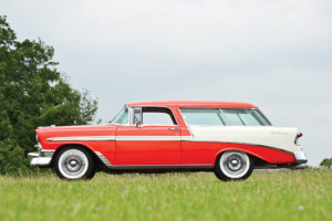1956, Chevrolet, Bel, Air, Nomad, Retro, Stationwagon