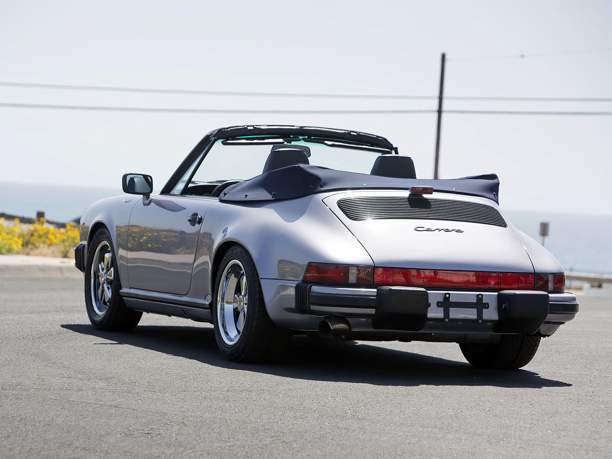 1984, Porsche, 911, Carrera, 3 2, Cabriolet, Us spec, Classic Wallpaper