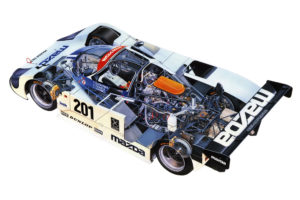 1989, Mazda, 767b, Race, Racing, Classic, Interior, Engine, Engines