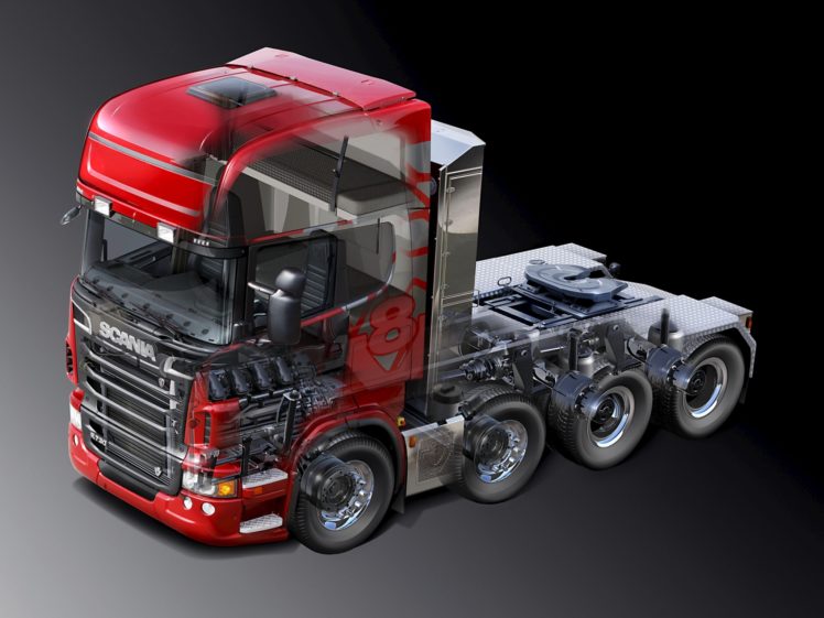 2010, Scania, R730, 8×4, Topline, Semi, Tractor, Rig, Truck, Interior HD Wallpaper Desktop Background