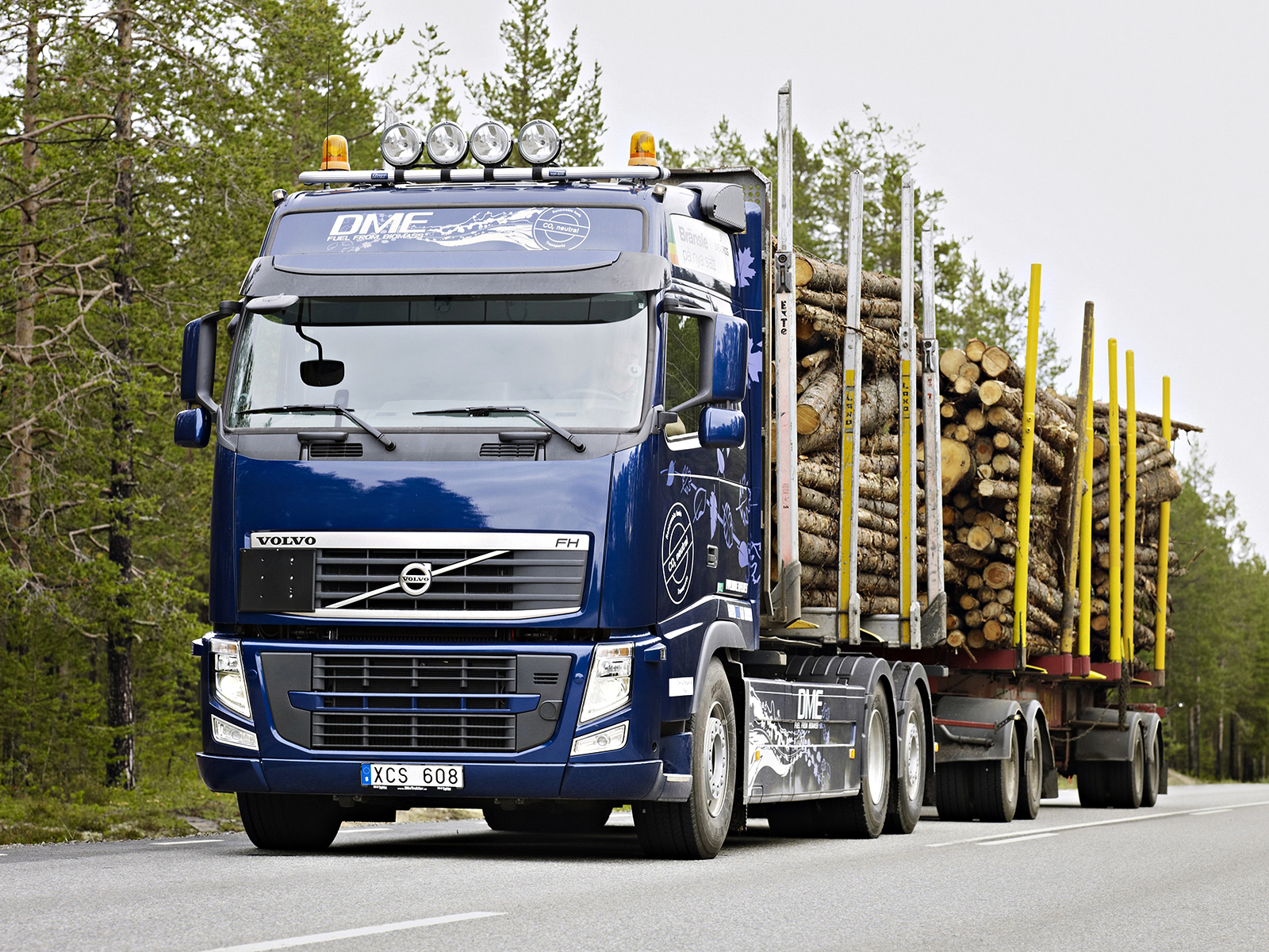 2010, Volvo, Fh, D13, Bio dme, 6x2, Timber, Truck, Semi, Tractor, Rig Wallpaper