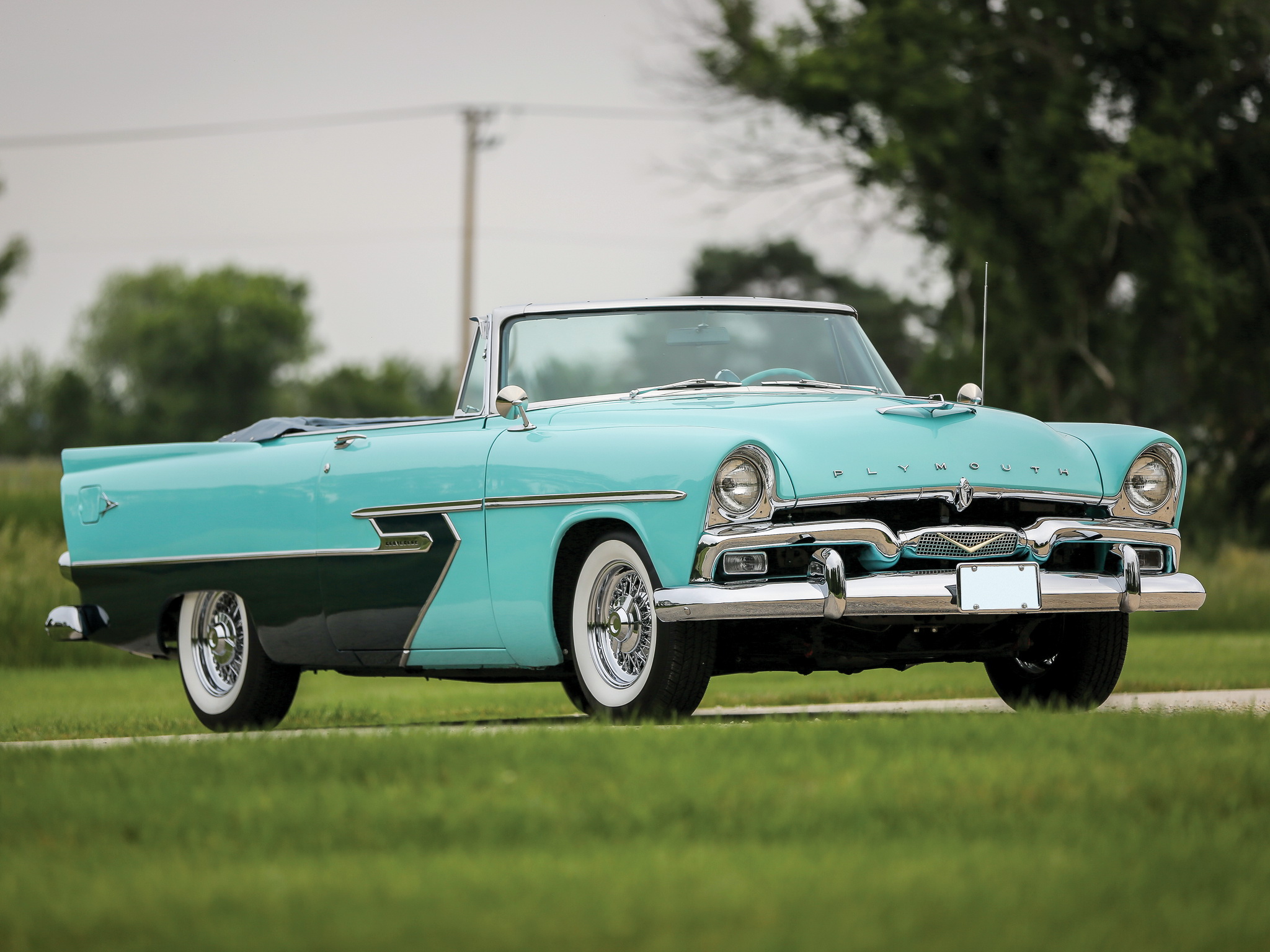 1956, Plymouth, Belvedere, Convertible, P29 3, Retro, Luxury Wallpaper