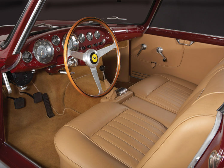 1957, Ferrari, 250, G t, Ellena, Supercar, Supercars, Classic, Interior HD Wallpaper Desktop Background